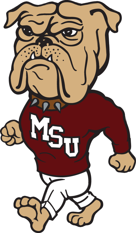 Mississippi State Bulldogs 1986-2008 Mascot Logo v2 iron on transfers for T-shirts